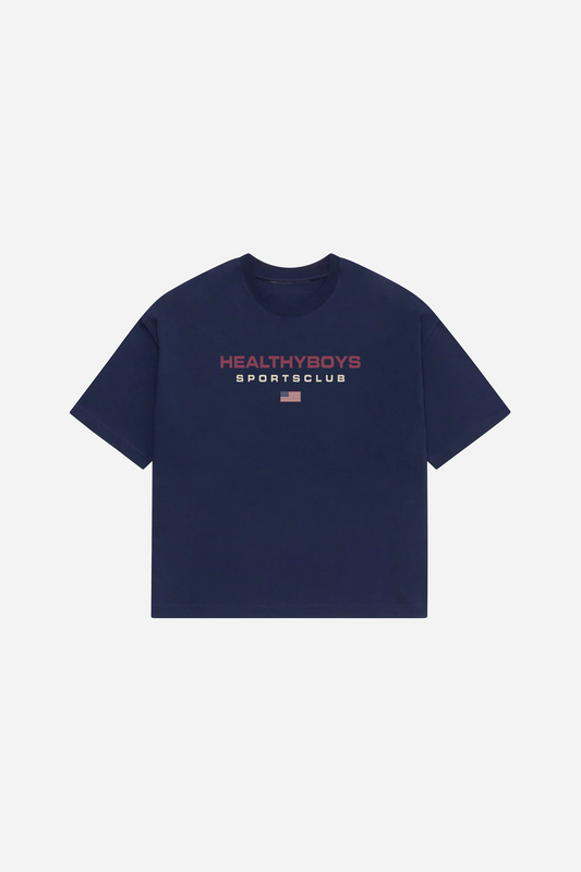 HBSC Varsity Flag Tee - Navy